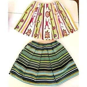 Two Girl’s Size 2/3T  Pleated Skirts by Jack and Willa Designs